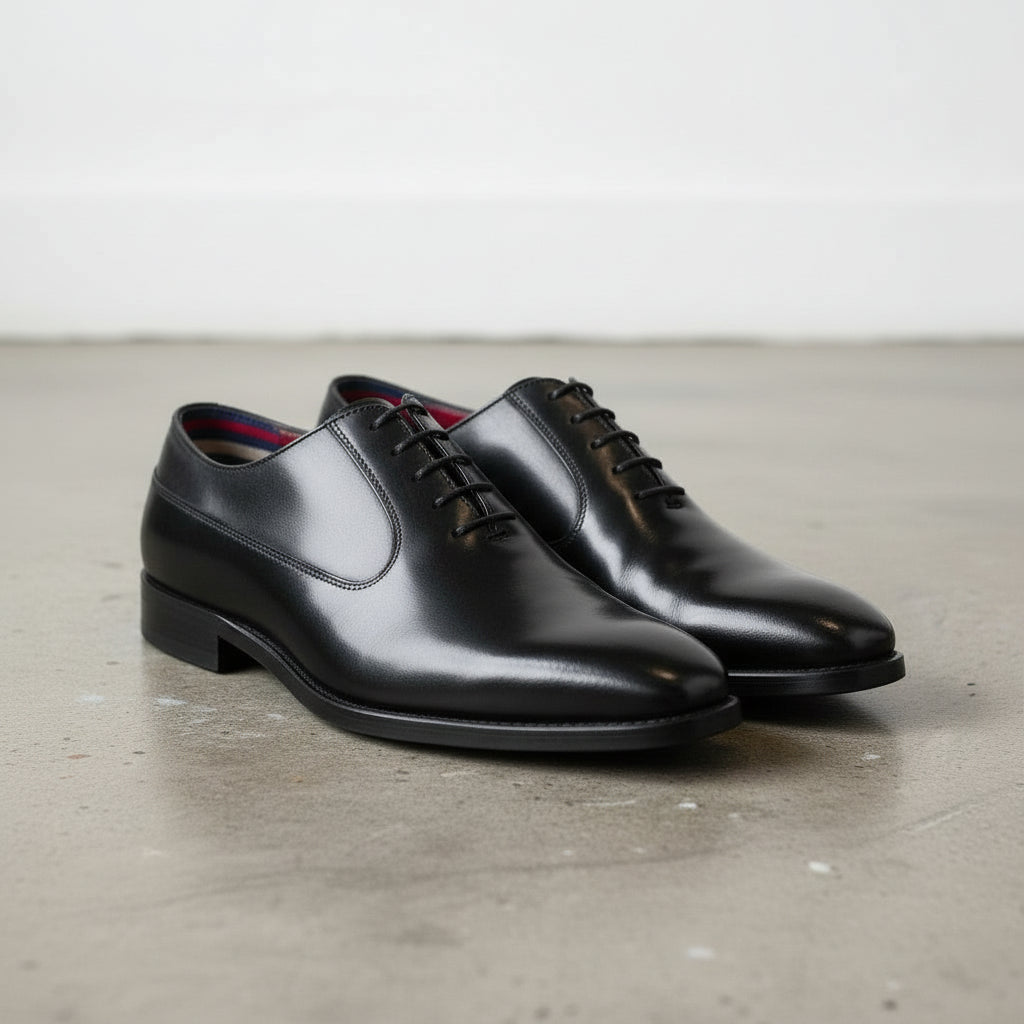Handmade Men's Full Grain Leather Oxford Shoes