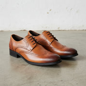 Men's Handmade Leather Brogue Dress Shoes