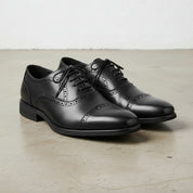 Handmade Men's Full Grain Leather Brogue Formal Dress Shoes