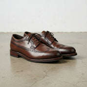 Handmade Men's Leather Wingtip Oxford Dress Shoes