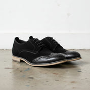 Men's Handmade Leather Wingtip Oxfords Shoes
