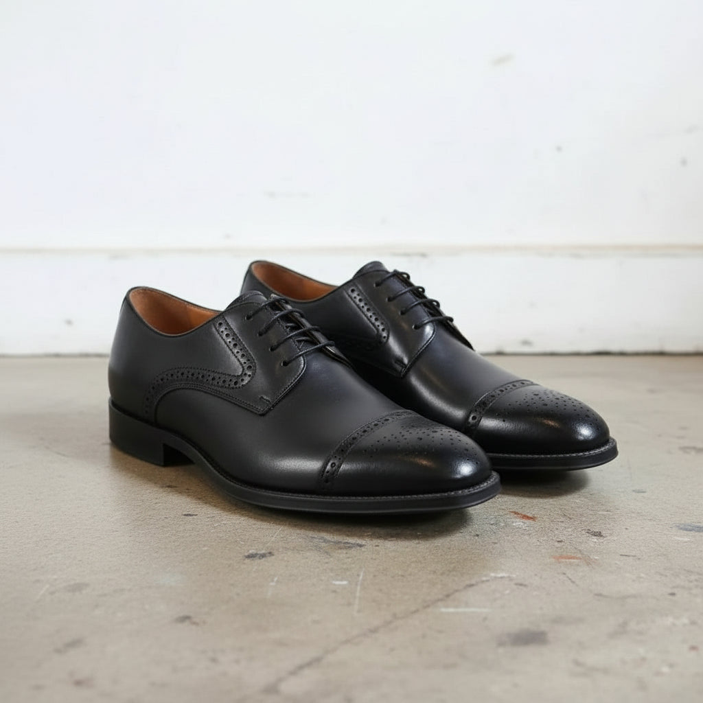 Men's Handmade Leather Brogue Dress Shoes