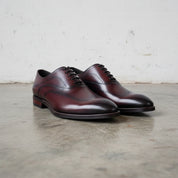 Men’s Handmade Leather Dress Shoes, Classic Black Oxford Style