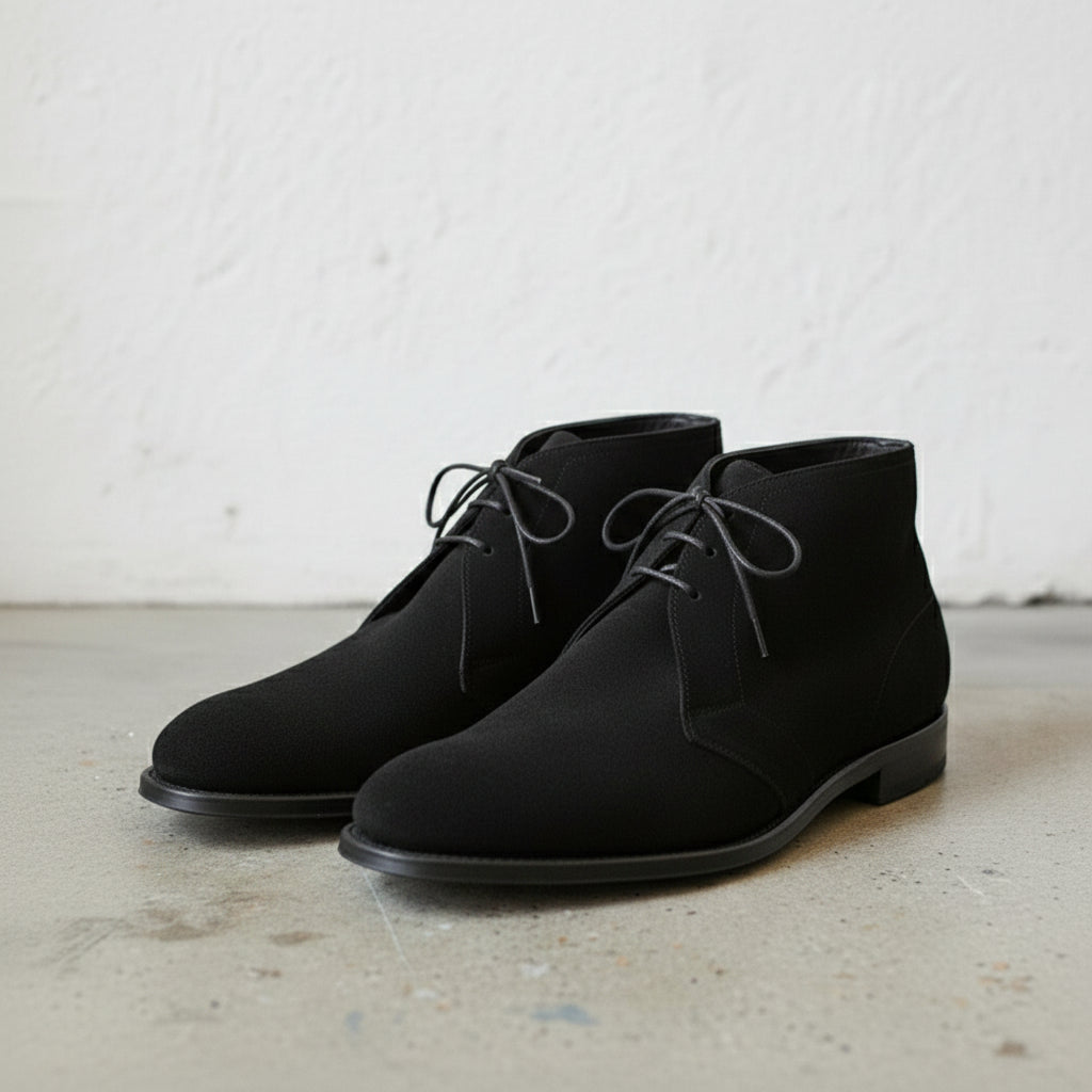 suede dress boots mens Knight Derby Brown Leather 11.5 online and in Men's Black Suede Chukka Boots