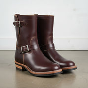 Men's Brown Full-Grain Leather Rider Boots
