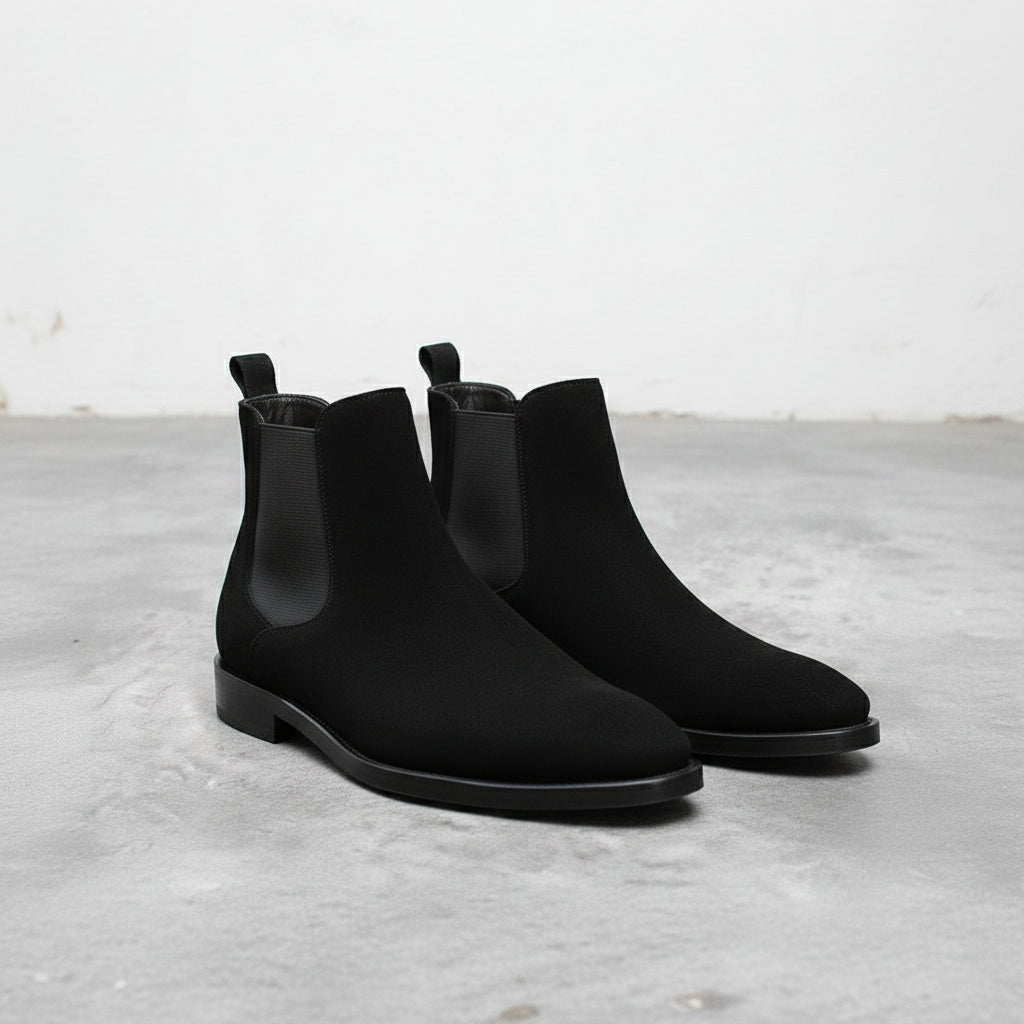 Handcrafted Men's Suede Chelsea Boots