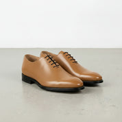 Men's Tan Leather Oxfords