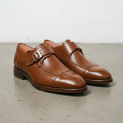 Men's Brown Leather Monks
