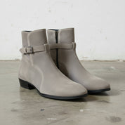 Men's Light Gray Suede Jodhpur Boots