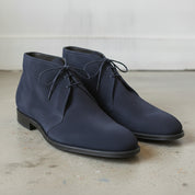 Men's Navy Blue Suede Chukka Boots