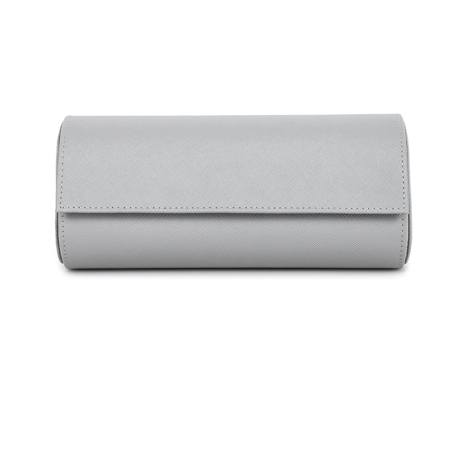 3 Slots Genuine Leather Watch Roll Travel Case