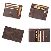 Slim Leather RFID Blocking Wallet Card Organizer