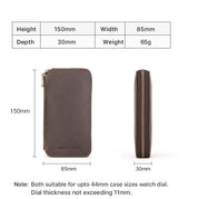 Watch Case Box With Two Slots Jewelry Holder