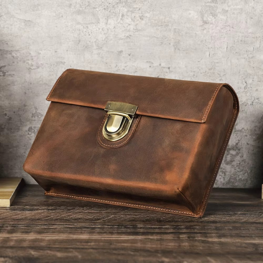 Premium Leather Bible Bag, Durable Sleeve Style, Elegant Gift Option