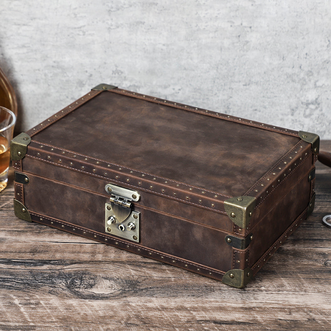 Handmade Leather Custom Watch Box