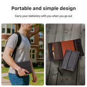 Handmade Vegetable Tanned Leather A5 Journal Notebook Cover