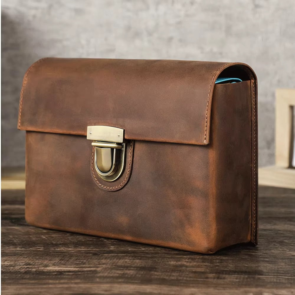 Premium Leather Bible Bag, Durable Sleeve Style, Elegant Gift Option