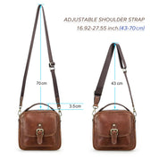 Classic Vintage Leather Shoulder Bag for Men, Premium Crossbody Messenger