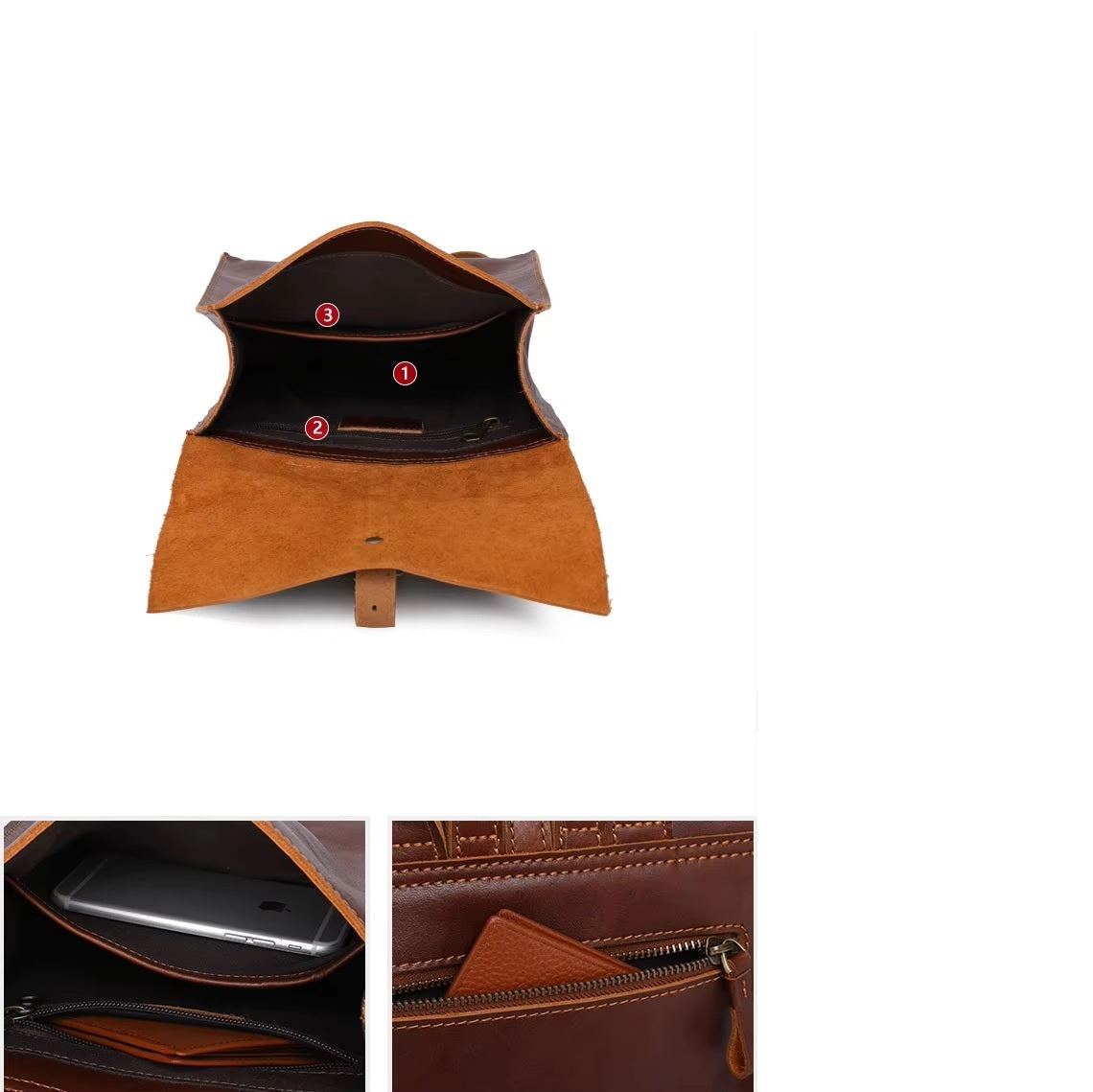 Handcrafted Anti-Theft Canvas Leather Backpack for Men & Women Adventurers