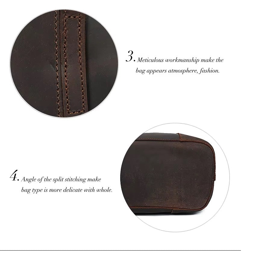 Elegant Women's Shoulder Tote Bag - Luxury Handmade Leather Handbag