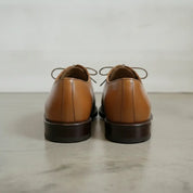 Men's Tan Brogue Leather Oxfords — Chadburn
