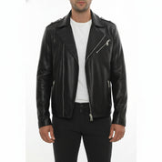 Men's Handmade Moto Leather Jacket
