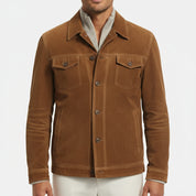 Men's Suede Handmade Field Jacket