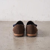 Men's Brown Suede Tassel Loafers — Inman