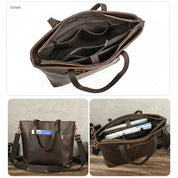 Full-Grain Leather 14.2" Laptop Bag