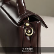 Women's Vintage Genuine Leather Crossbody Bag - Classic Messenger Handbag