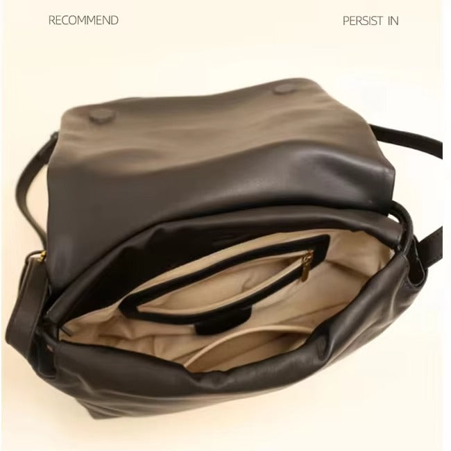 Women’s Chic Genuine Leather Underarm Shoulder Bag for Everyday Use