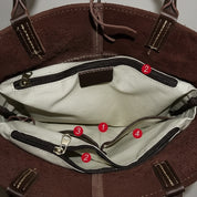 Women's Vintage Full-Grain Leather Handbag