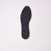 Brown Pebbled Leather and Black Support Insoles — Abbins