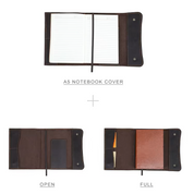 Handmade Vegetable Tanned Leather A5 Journal Notebook Cover