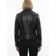Women's Handmade Biker Leather Jacket