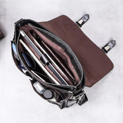 Men’s Laptop Briefcase - Genuine Leather 13.3" Satchel Bag