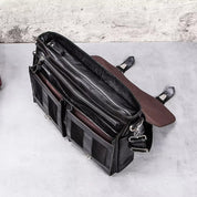 Men’s Laptop Briefcase - Genuine Leather 13.3" Satchel Bag
