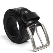 Men’s Luxury Genuine Leather Belt, Classic Pin Buckle Leather Belt for Jeans
