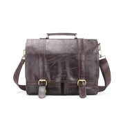 Men’s Laptop Briefcase - Genuine Leather 13.3" Satchel Bag