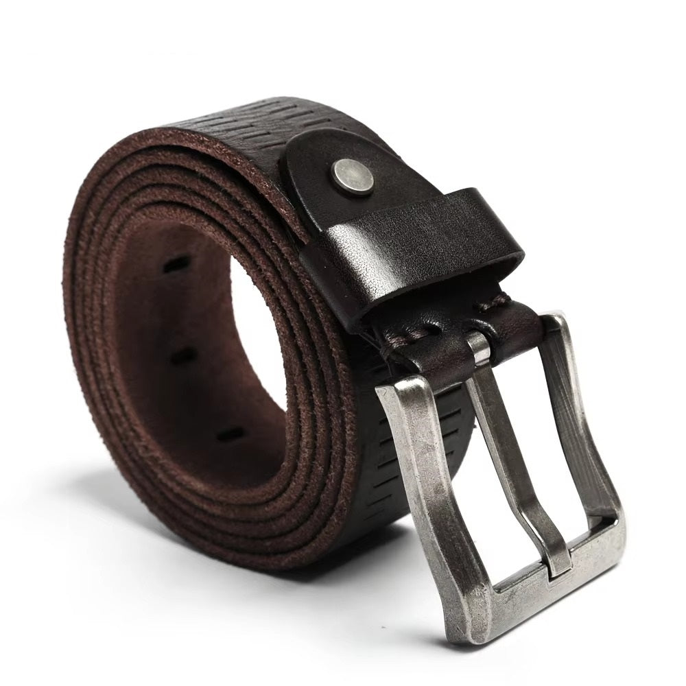 Men's Handmade Cowhide Leather Belt
