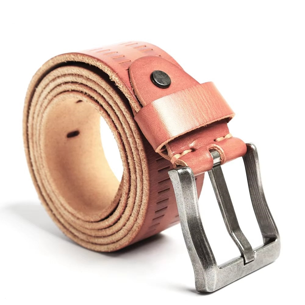 Men's Handmade Cowhide Leather Belt