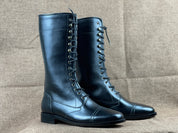 New Handmade Mens Style Superb Leather Boots Long Men Boot Leather