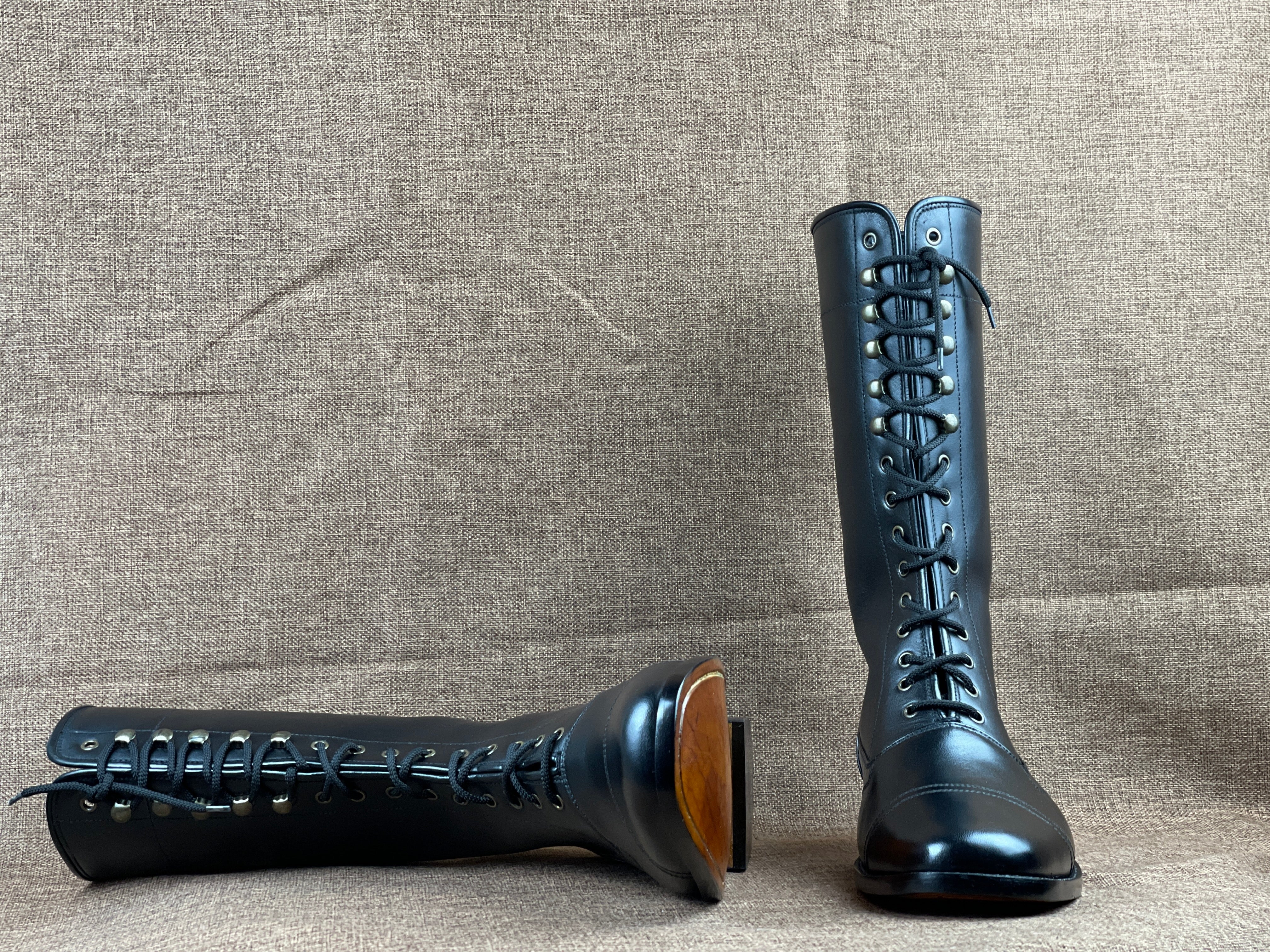 New Handmade Mens Style Superb Leather Boots Long Men Boot Leather