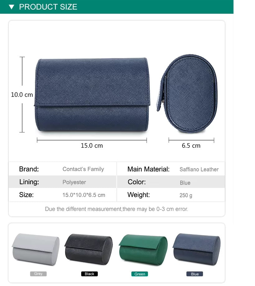 Handmade Saffiano Vegan Leather Watch Case