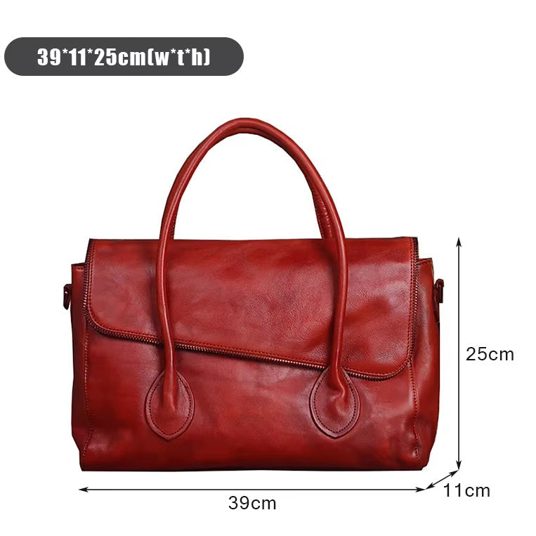 Women's Genuine Leather Handbag for Everyday Use