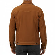 Men's Trucker Suede Jacket