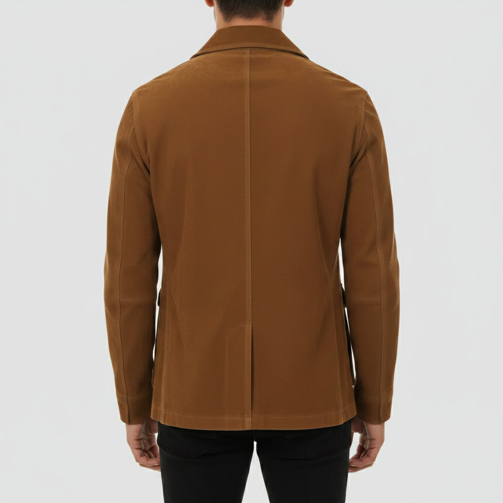 Men's Handmade Safari Suede Jacket