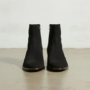 Men's Handmade Black Suede Ankle Boots