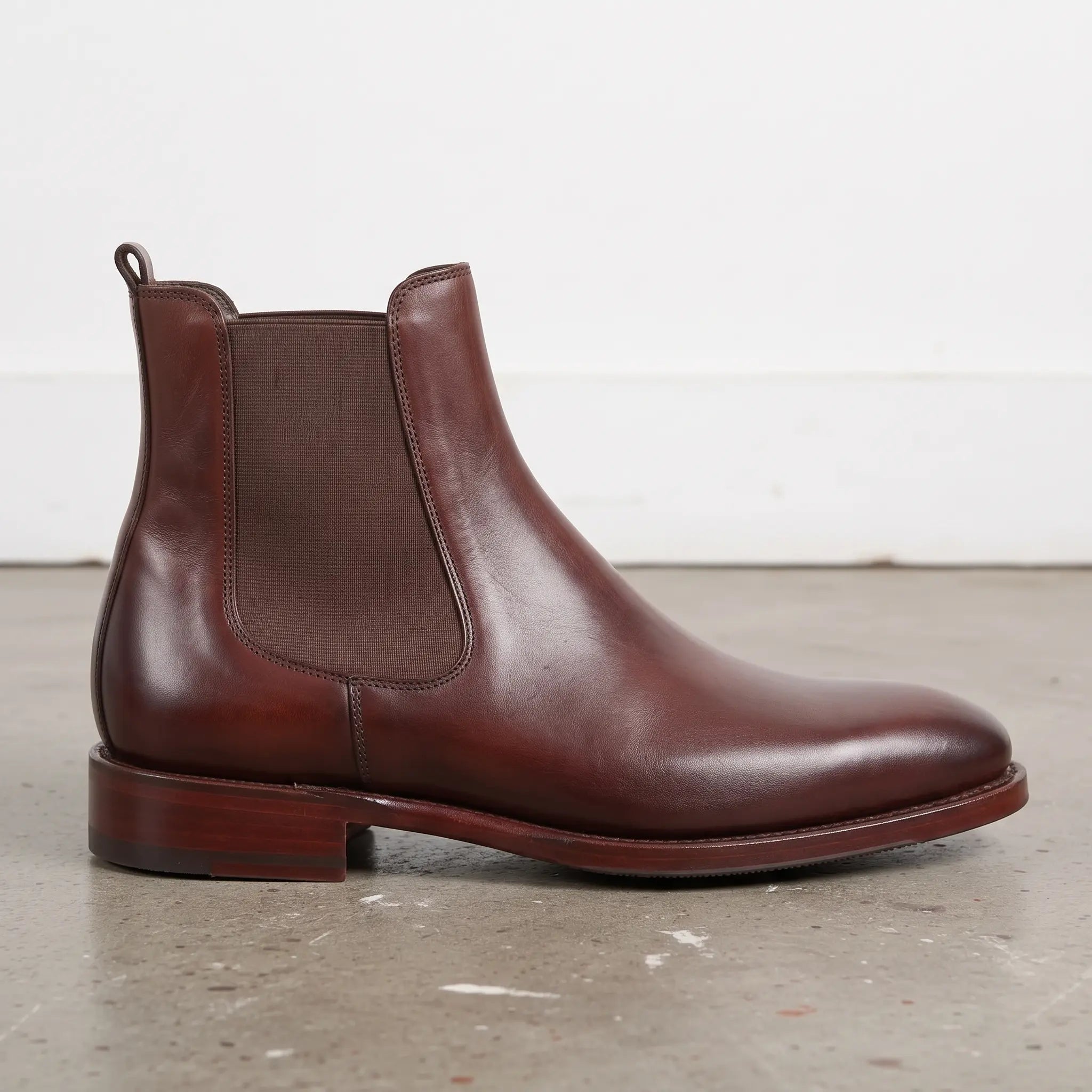 Men's Brown Leather Chelsea Boots — Orwell