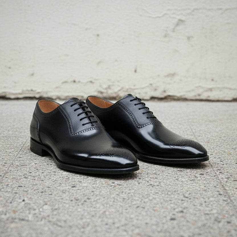 Handcrafted Men's Brogue Formal Leather Shoes